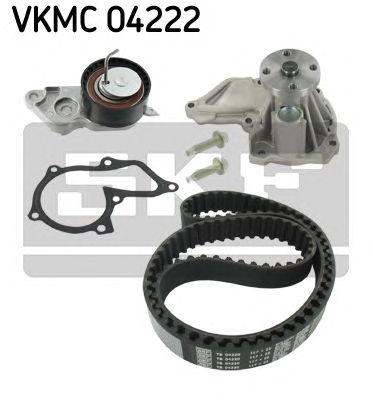 VKMC 04222 SKF - Насос охолоджуючої рідини + комплект зубчатого ремня1